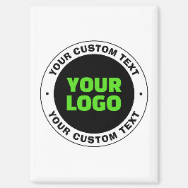 独自のビジネスロゴまたはアップロードしたデザインの追加 マグネット