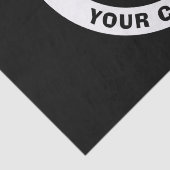 独自のビジネスロゴまたはアップロードしたデザインの追加 薄葉紙 (詳細)