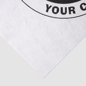 独自のビジネスロゴまたはアップロードしたデザインの追加 薄葉紙 (詳細)