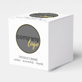 独自のビジネスロゴを作成する白モダン色 フェイバーボックス