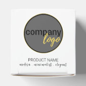 独自のビジネスロゴを作成する白モダン色 フェイバーボックス (上部)