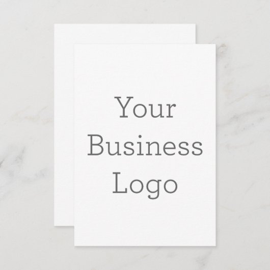 8.9cm x 12.7cmフラットサンキューカード (正面/裏面)