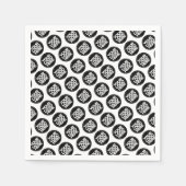 独自のビジネスロゴパターンを作成する スタンダードカクテルナプキン (正面)