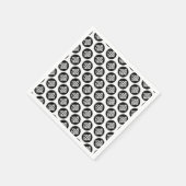 独自のビジネスロゴパターンを作成する スタンダードカクテルナプキン (角)