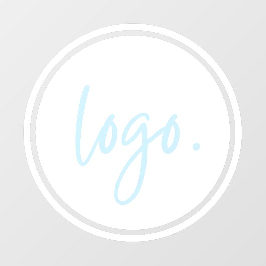 独自のビジネスロゴ会社マーケティングの作成 ウィンドウサイン (シート)