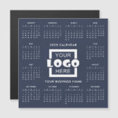独自のビジネスロゴ2025カレンダーの追加 | マグネット (正面/裏面)