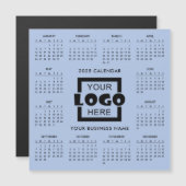 独自のビジネスロゴ2025カレンダーの追加 | マグネット (正面/裏面)