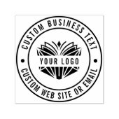独自のビジネス名カスタムロゴWebサイトの作成 セルフインキングスタンプ (デザイン)
