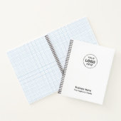 独自のビジネス名ロゴまたは詳細の作成 ノートブック (内部)