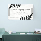 独自のビジネス部門バナーの作成 横断幕 (トレードショー)