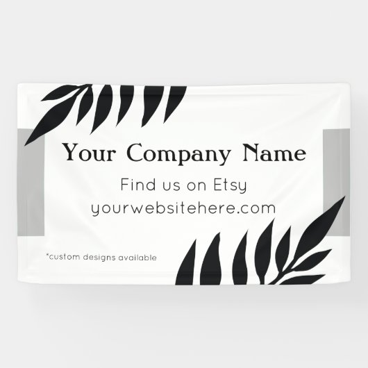 独自のビジネス部門バナーの作成 横断幕 (横)