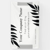 独自のビジネス部門バナーの作成 横断幕 (縦)