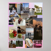 独自のビジョンボードの作成 ポスター (正面)