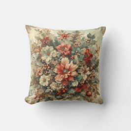 独自のビンテージクリスマスブーケを作成 クッション