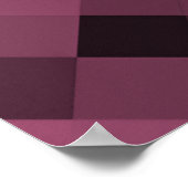 独自のピクセルバックカスタムグラウンドを作成する – ピンク ポスター (角)