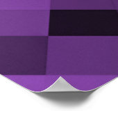 独自のピクセルバックカスタムグラウンドを作成する – 紫 ポスター (角)
