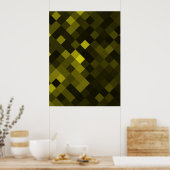 独自のピクセルバックカスタムグラウンドを作成する – 黄色 ポスター (キッチン)