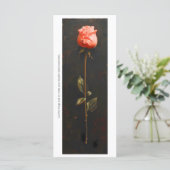 独自のピンクのバラのつぼみカードを作成する (スタンド正面)