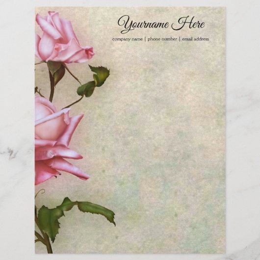 独自のピンクのバラを作成 (正面)