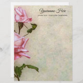 独自のピンクのバラを作成 (正面/裏面)