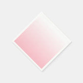 独自のピンクを作成グラデーション スタンダードカクテルナプキン (角)