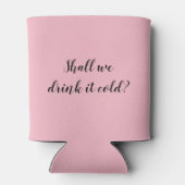 独自のピンクを作成 缶クーラー (裏面)