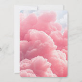 独自のピンククラウドを作成する 招待状 (裏面)