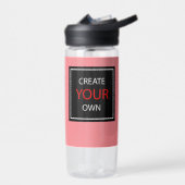 独自のピンクジムを作成,フィットネス/カスタム ウォーターボトル (左面)