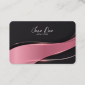 独自のピンクスワイプを作成する 名刺 (正面)