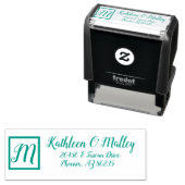 独自のファミリパーソナライズされた差出人住所の作成 セルフインキングスタンプ (インサイチュ)