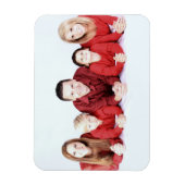 独自のファミリ写真テンプレートの作成 マグネット (縦)