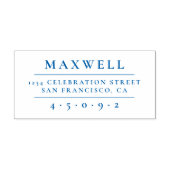 独自のファミリ名エレガントを作成差出人住所 セルフインキングスタンプ (デザイン)