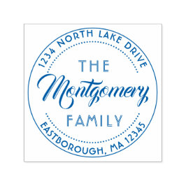 独自のファミリ名スクリプトの作成差出人住所 セルフインキングスタンプ