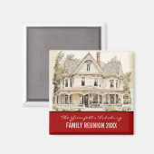 独自のファミリ懇親会キープサクマグネットの作成 マグネット (正面/裏面)