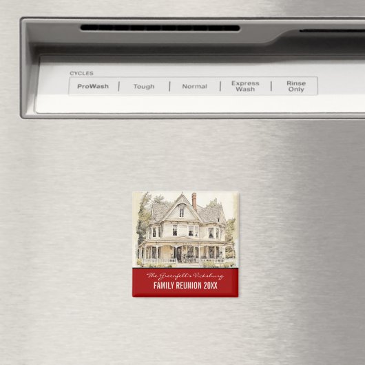 独自のファミリ懇親会キープサクマグネットの作成 マグネット (インサイチュ (食洗機))