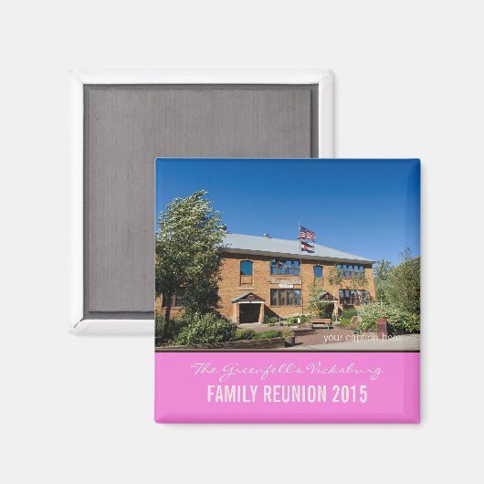 独自のファミリ懇親会キープサクマグネットの作成 マグネット (正面/裏面)