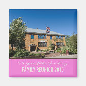 独自のファミリ懇親会キープサクマグネットの作成 マグネット (正面)