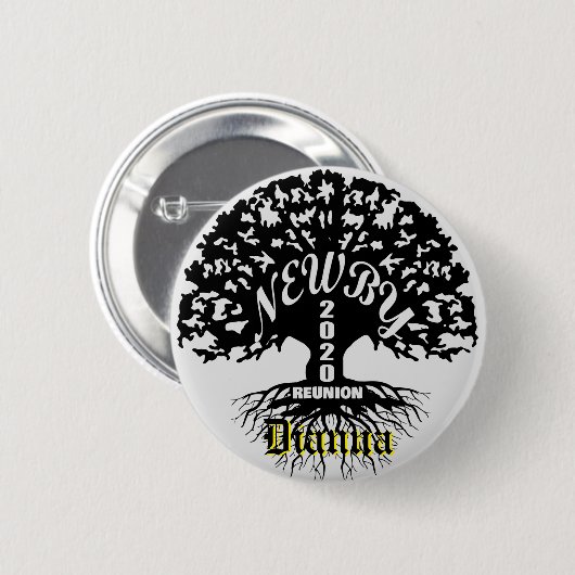 独自のファミリ懇親会ピンとキーチェーンを作成する 缶バッジ (正面&裏面)