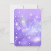 独自のフェスティバルSparkle《写真》ぼけ味背景の作成 出欠カード (裏面)