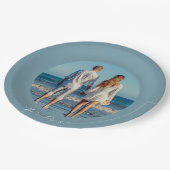 独自のフォトの作成婚約紙プレート ペーパープレート (アングル)