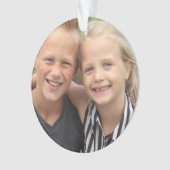 独自のフォトアクリルオーナメントの作成 オーナメント (正面)