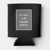 独自のフォトアップロードクーラーボックス 缶クーラー (正面)