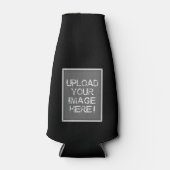 独自のフォトアップロードボトル クール ボトルクーラー (正面)