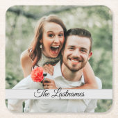 独自のフォトイメージの作成 スクエアペーパーコースター (正面)