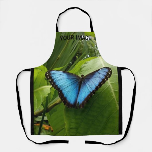 独自のフォトイメージキッチン料理BBQ エプロン (正面)