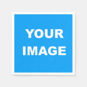 独自のフォトイメージロゴをパーソナカスタマイズライズする スタンダードカクテルナプキン (正面)