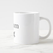 独自のフォトイメージロゴを作成するカスタム ジャンボコーヒーマグカップ (右)