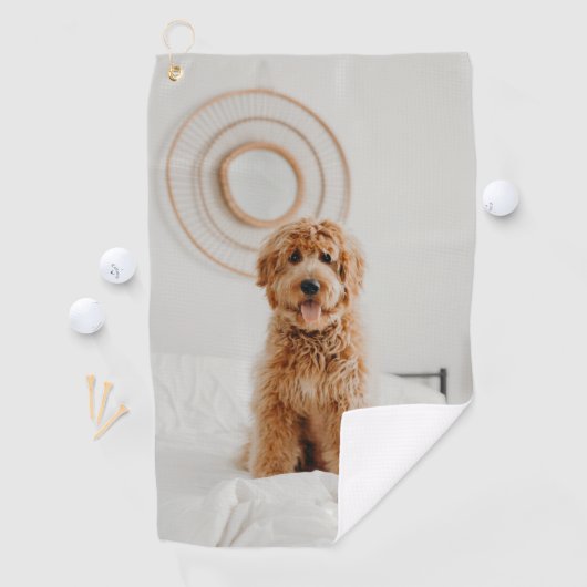 独自のフォトイメージロゴを追加DIY写真 ゴルフタオル (インサイチュ)