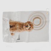 独自のフォトイメージロゴを追加DIY写真 ゴルフタオル (横)