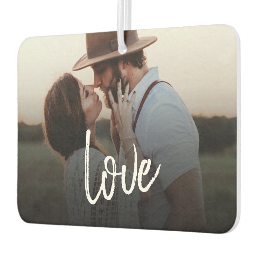 独自のフォトエアコンを追加 カーエアーフレッシュナー (左)